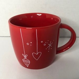 Red Starbucks Holiday Christmas Ornament 14 oz Mug